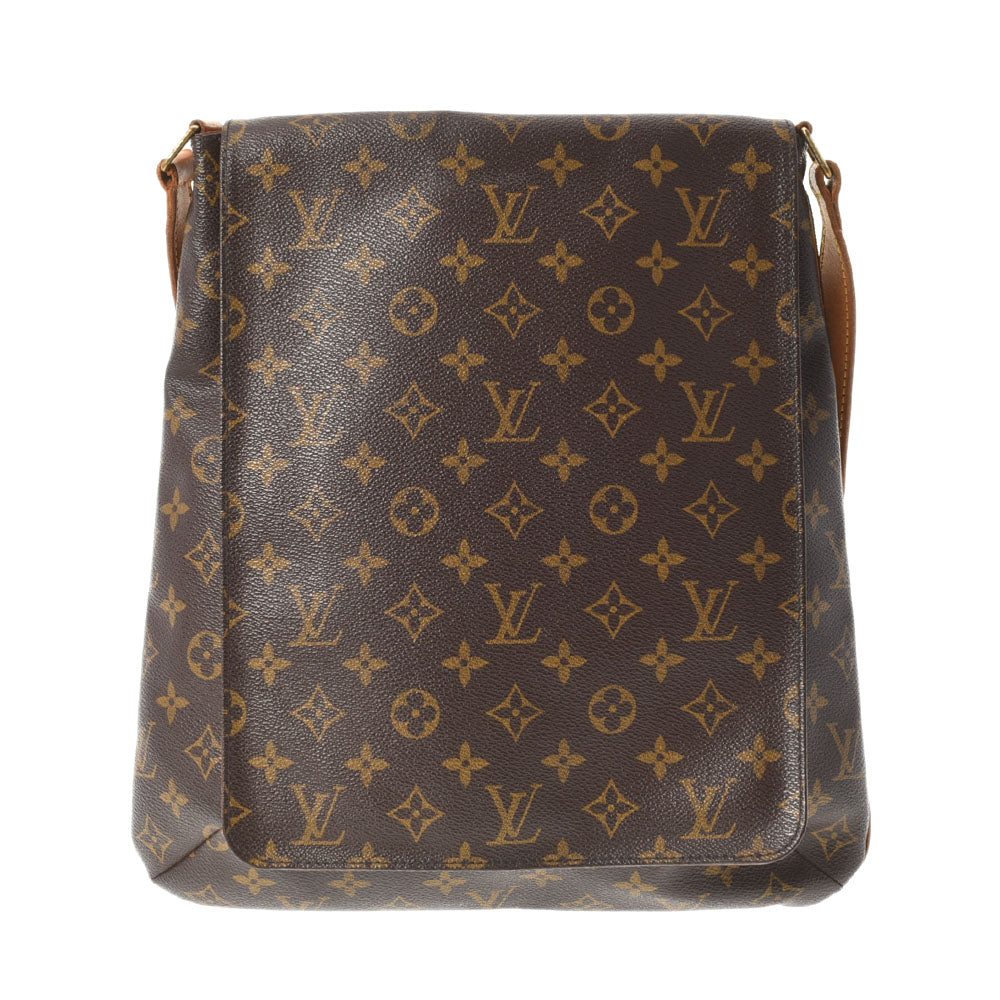 LOUIS VUITTON ルイヴィトン モノグラム ミュゼット サルサ ロング ブラウン M51387 ユニセックス モノグラムキャンバス ショルダーバッグ Bランク 中古 