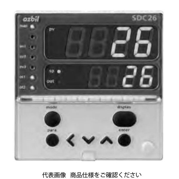 アズビル デジタル指示調節計 C26TCCUA20Y0 1個（直送品）