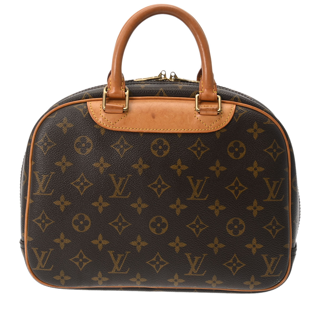 LOUIS VUITTON ルイヴィトン モノグラム トゥルーヴィル ブラウン M42228 ユニセックス モノグラムキャンバス ハンドバッグ Bランク 中古 