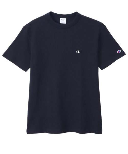 Champion チャンピオン ワンポイントＣロゴワッフルＴシャツ C3－Z342