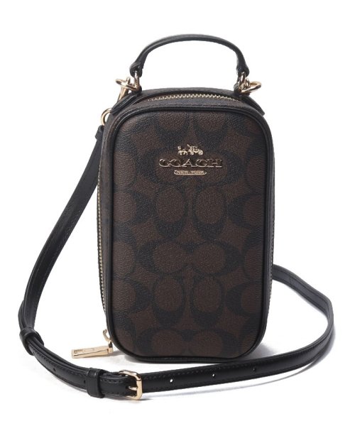 COACH】COACH コーチ CC872 ミニショルダーバッグ スマホショルダー 2WAYショルダー付 PVCシグネチャー