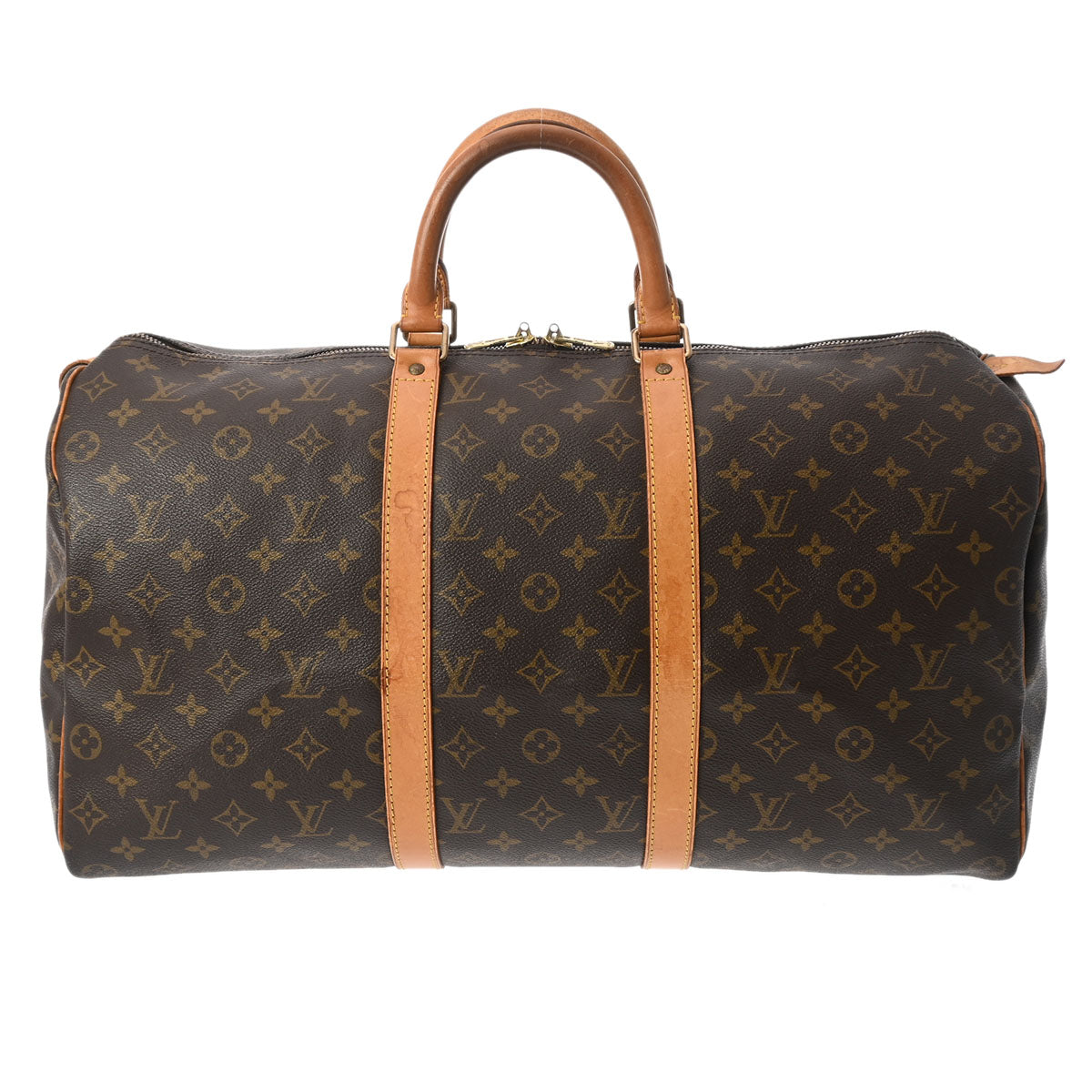 LOUIS VUITTON ルイヴィトン モノグラム キーポル 50 ブラウン M41426 ユニセックス モノグラムキャンバス ボストンバッグ Bランク 中古 