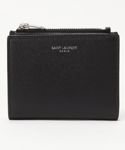 【メンズ】【SAINT LAURENT】サンローラン パリ  折財布 二つ折り財布 コンパクト財布 SAINT LAURENT 575789BTY0N 1000