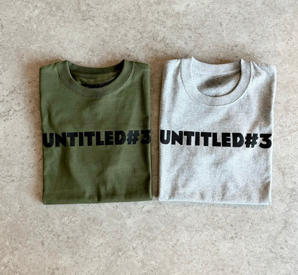 シンプルで使いやすい♪大人のロゴTシャツ「untitled♯3」