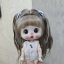 オビツ11ドール  ウィッグ　かわいいウィッグ　OB11ドールもヘアウィッグ