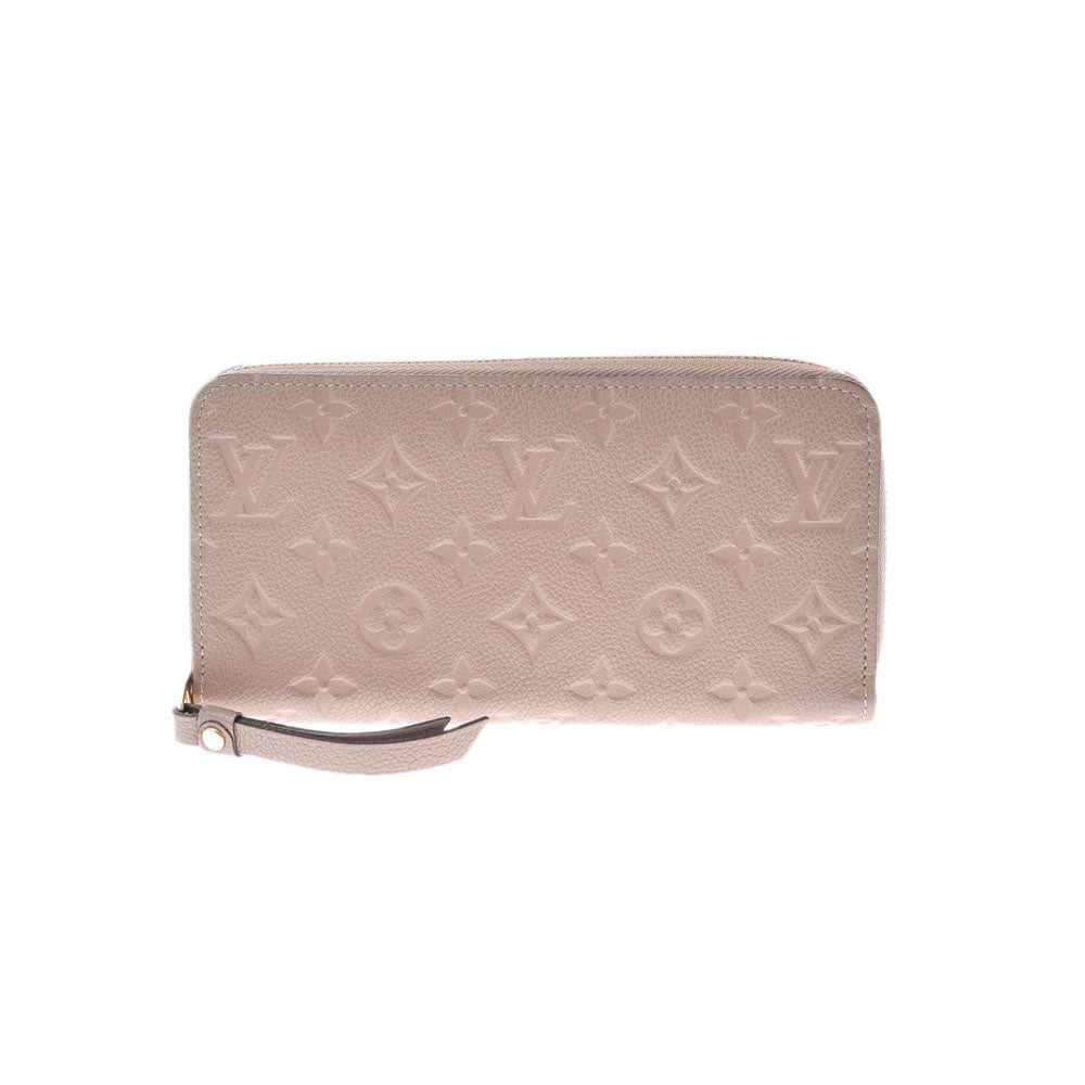 LOUIS VUITTON ルイヴィトン モノグラム アンプラント ジッピーウォレット トープ(グレージュ系) M61443 ユニセックス レザー 長財布 ABランク 中古 