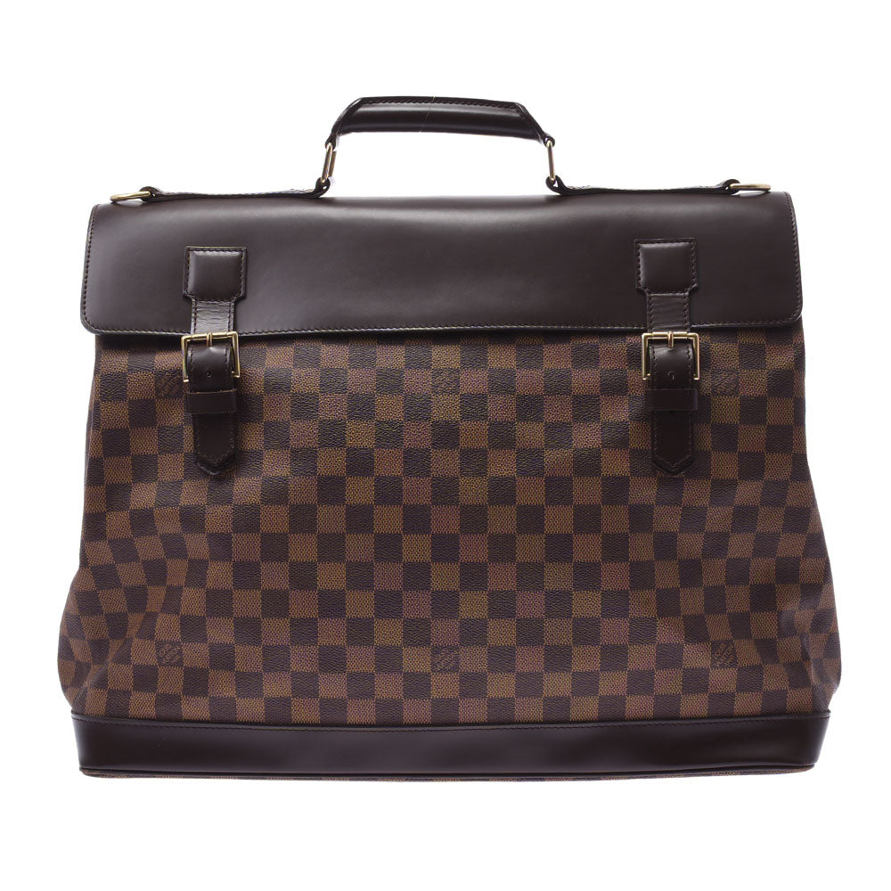 LOUIS VUITTON ルイヴィトン ダミエ ウエストエンド GM ブラウン N41120 メンズ ダミエキャンバス ボストンバッグ Bランク 中古 