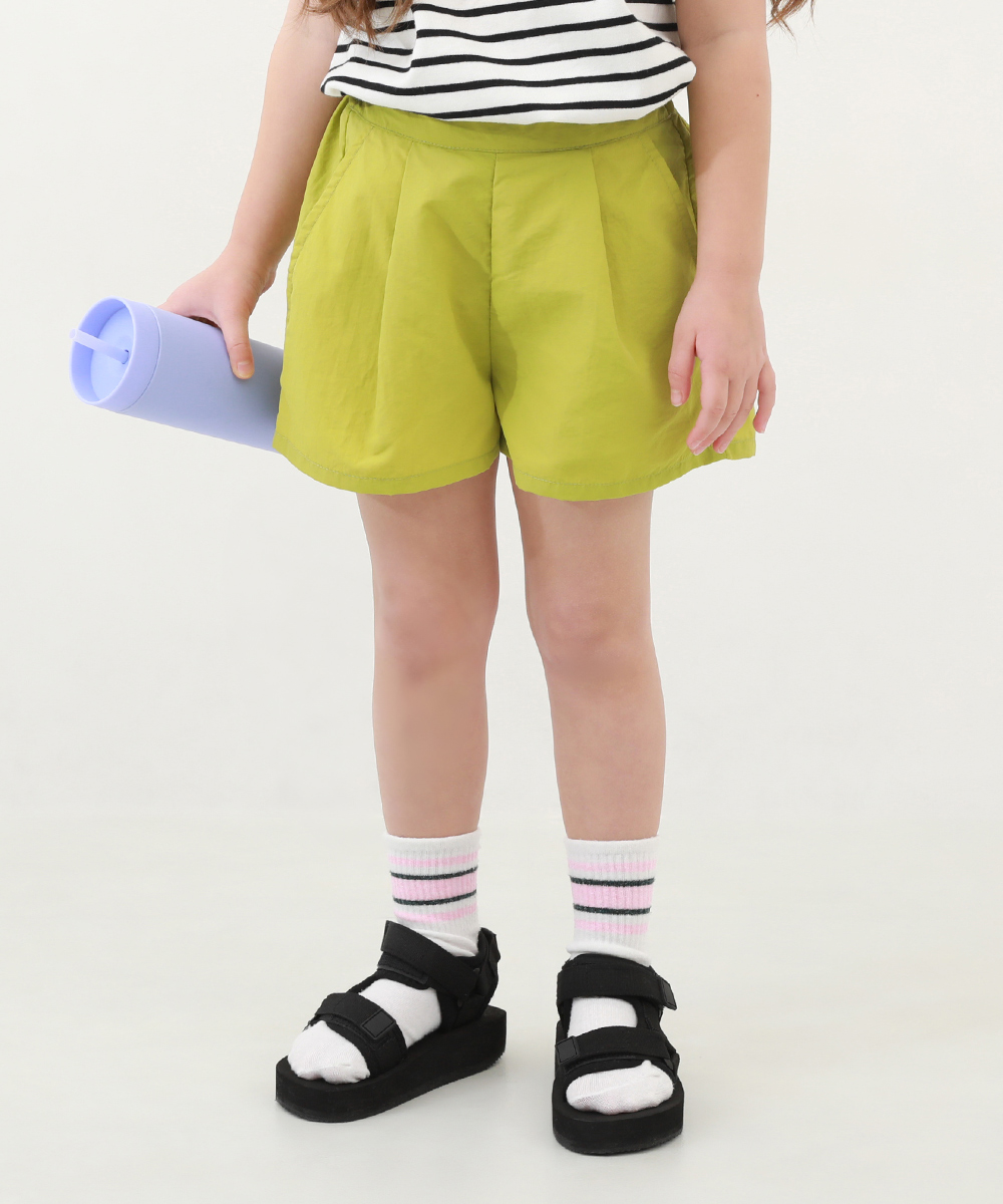 デビロック/水はじく ナイロン タックショートパンツ(水陸両用) 子供服 キッズ 女の子 ボトムス･･･