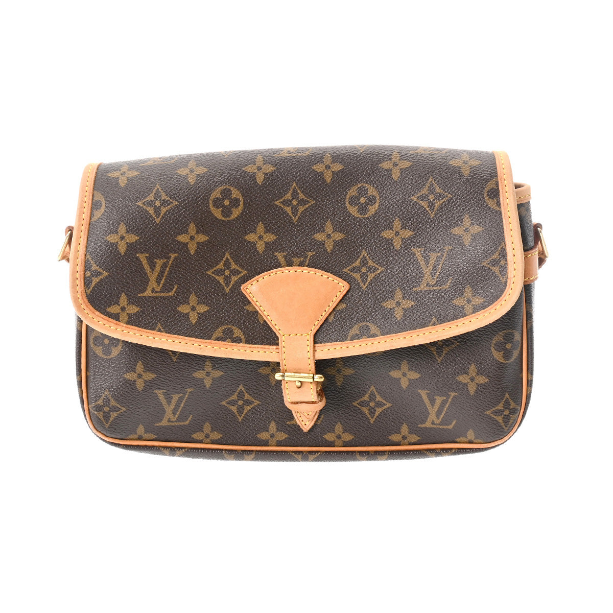 LOUIS VUITTON ルイヴィトン モノグラム ソローニュ ブラウン M42250 レディース モノグラムキャンバス ショルダーバッグ Bランク 中古 