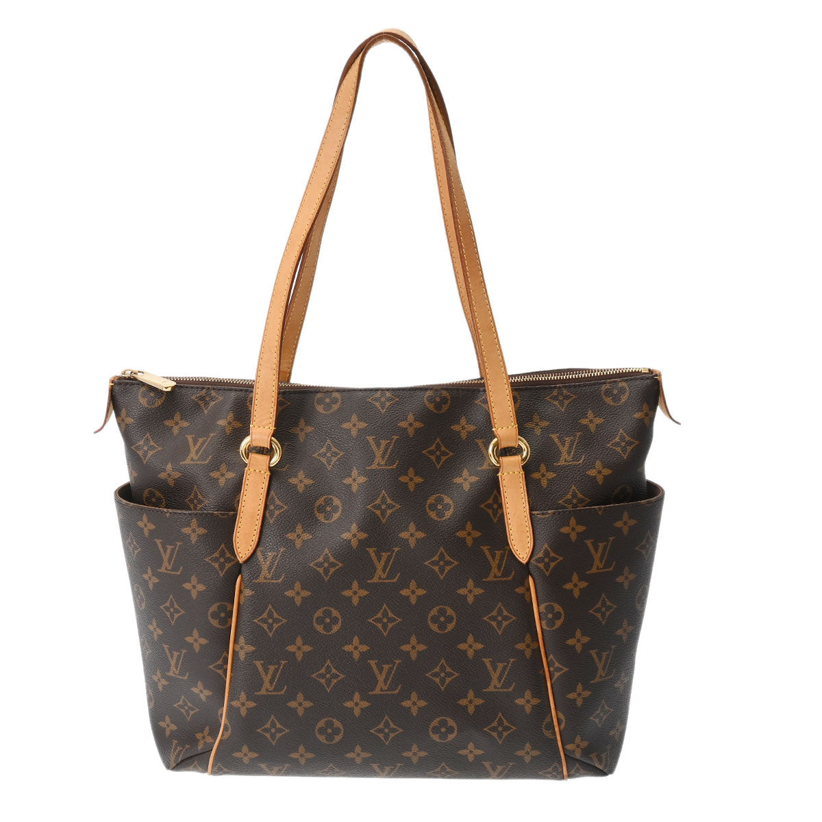 【2024年最新】 LOUIS VUITTON ルイヴィトン モノグラム トータリーMM 旧型 ブラウン M56689 レディース モノグラムキャンバス トートバッグ Bランク 中古 _画像1