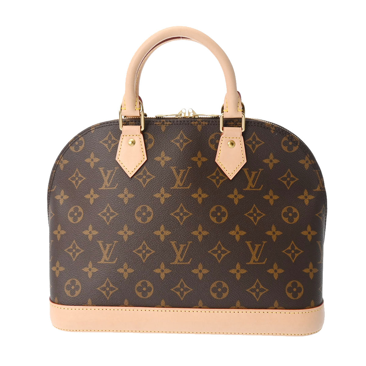 LOUIS VUITTON ルイヴィトン モノグラム アルマ PM ブラウン M53151 レディース モノグラムキャンバス ハンドバッグ 新同 中古 