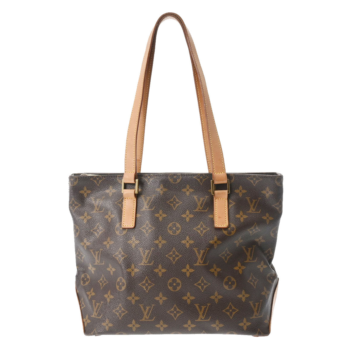 LOUIS VUITTON ルイヴィトン モノグラム カバピアノ ブラウン M51148 レディース モノグラムキャンバス トートバッグ Bランク 中古 