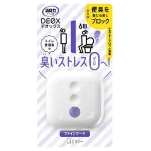 エステー 消臭力DEOX トイレ用 本体 ファインブーケ 6ml