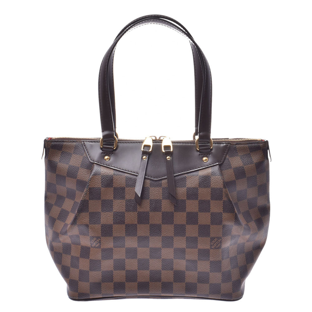 LOUIS VUITTON ルイヴィトン ダミエ ウェストミンスターPM ブラウン N41102 レディース ダミエキャンバス ハンドバッグ Bランク 中古 