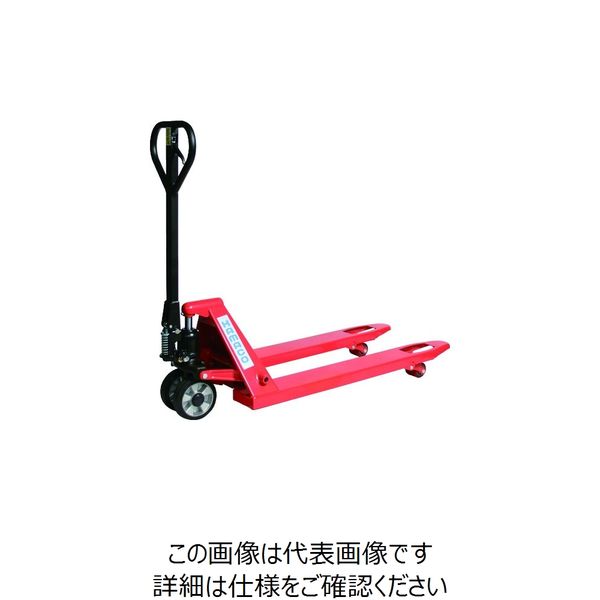 浜田工業 HAMACO ハンドパレットトラック1.5t(シングルロードホイール型) PTO-15-105-55S 1台 835-6841（直送品）