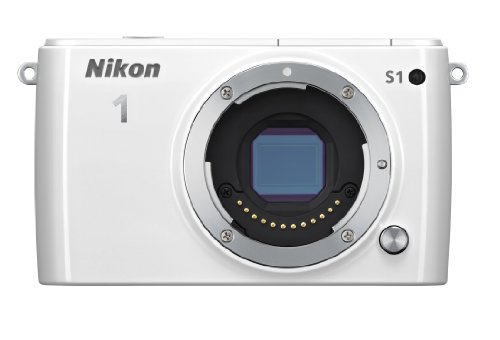 Nikon ミラーレス一眼 Nikon 1 S1 ボディー ホワイト N1S1WH【中古品】