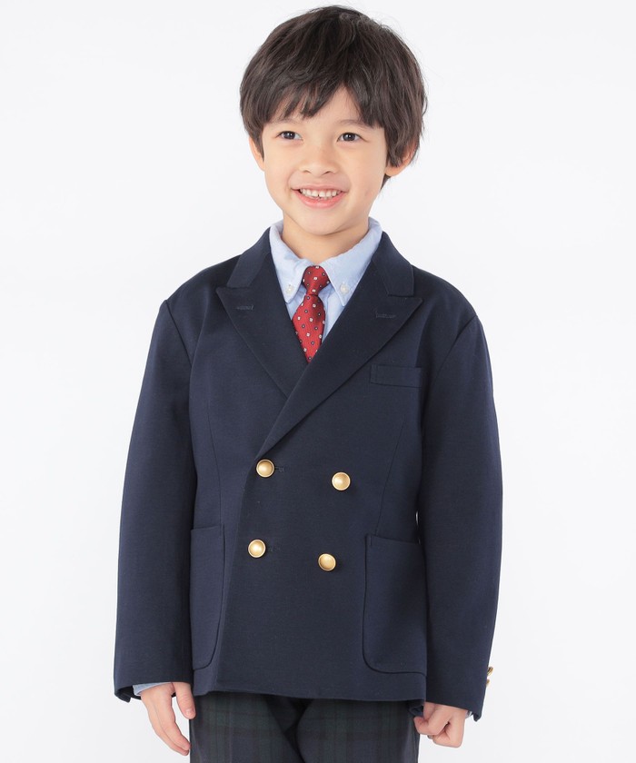 シップスキッズ/SHIPS KIDS:110～130cm / ポンチ ダブル ジャケット