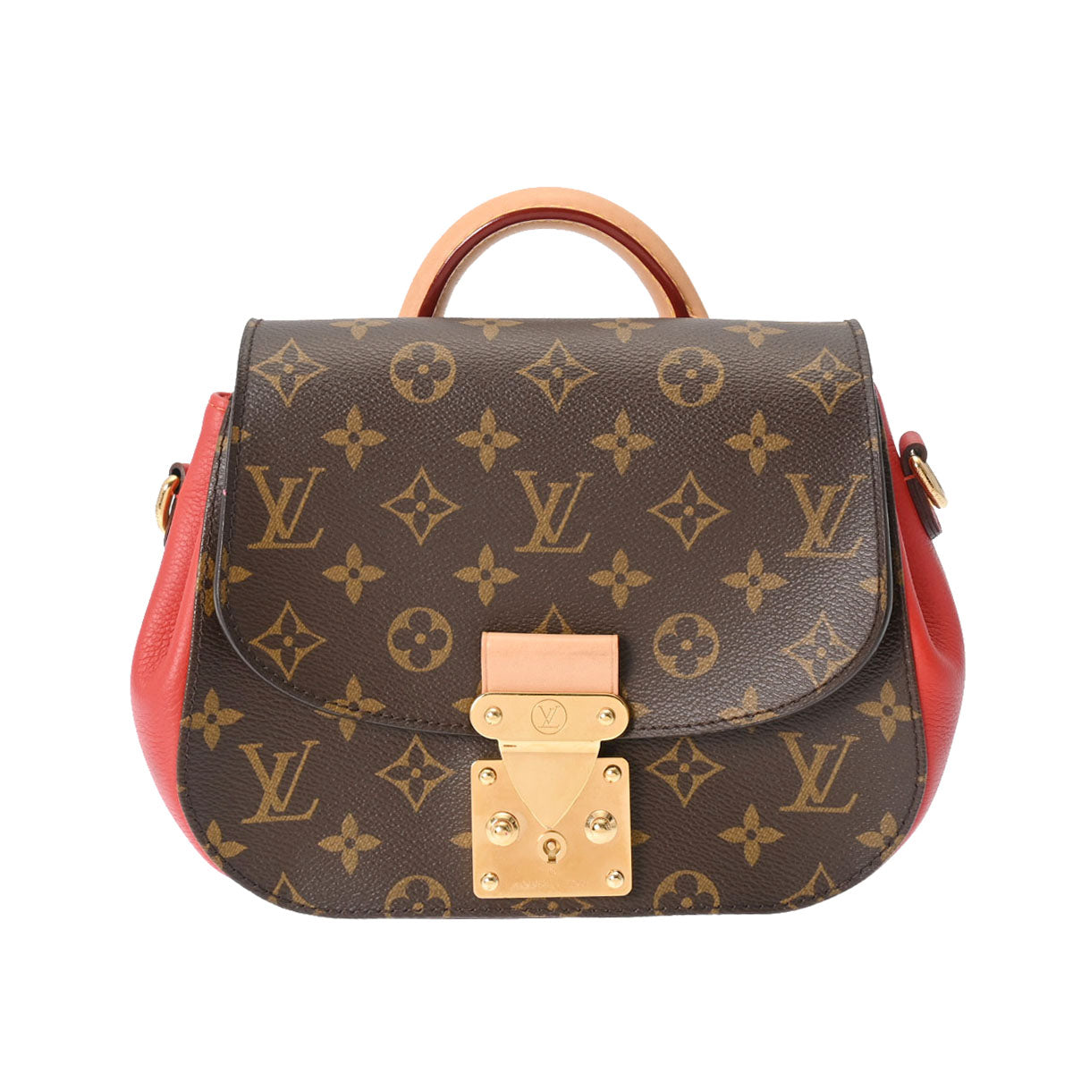 LOUIS VUITTON ルイヴィトン モノグラム エデン PM 2WAY 赤系 M40731 レディース モノグラムキャンバス ハンドバッグ ABランク 中古 