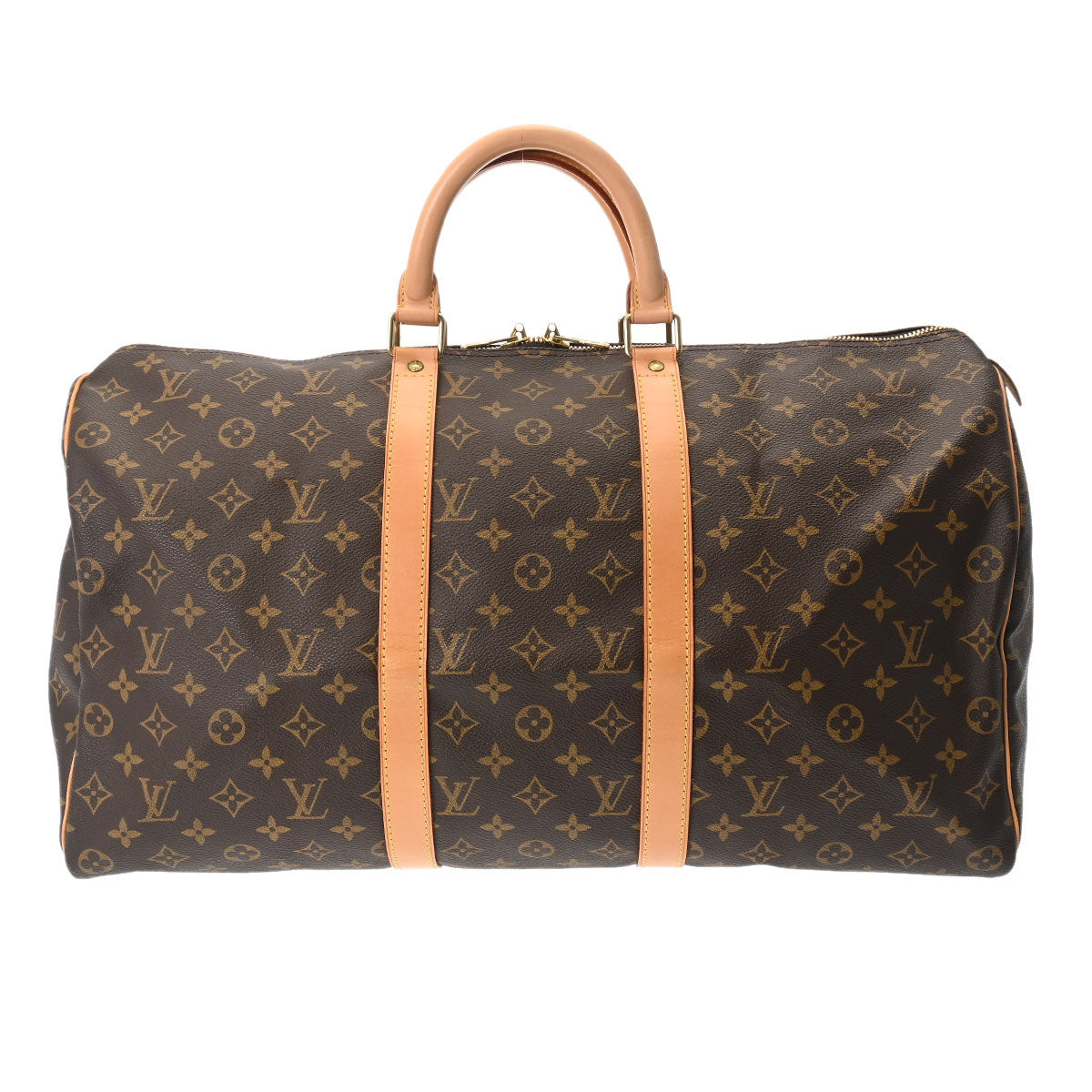 LOUIS VUITTON ルイヴィトン モノグラム キーポル 50 ブラウン M41426 ユニセックス モノグラムキャンバス ボストンバッグ ABランク 中古 