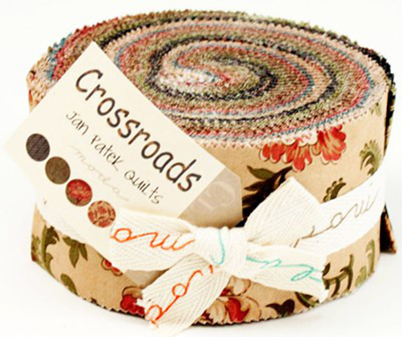 「Crossroads」moda Jelly Rolls（カットクロス4０枚）Jan Patek