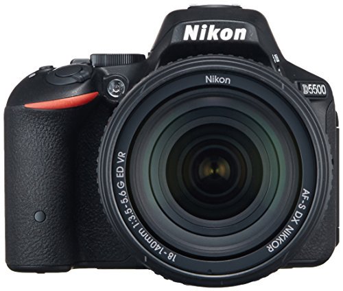 Nikon デジタル一眼レフカメラ D5500 18-140 VR レンズキット ブラック 2416万画素 3.2型液晶 タッチパネル【中古品】