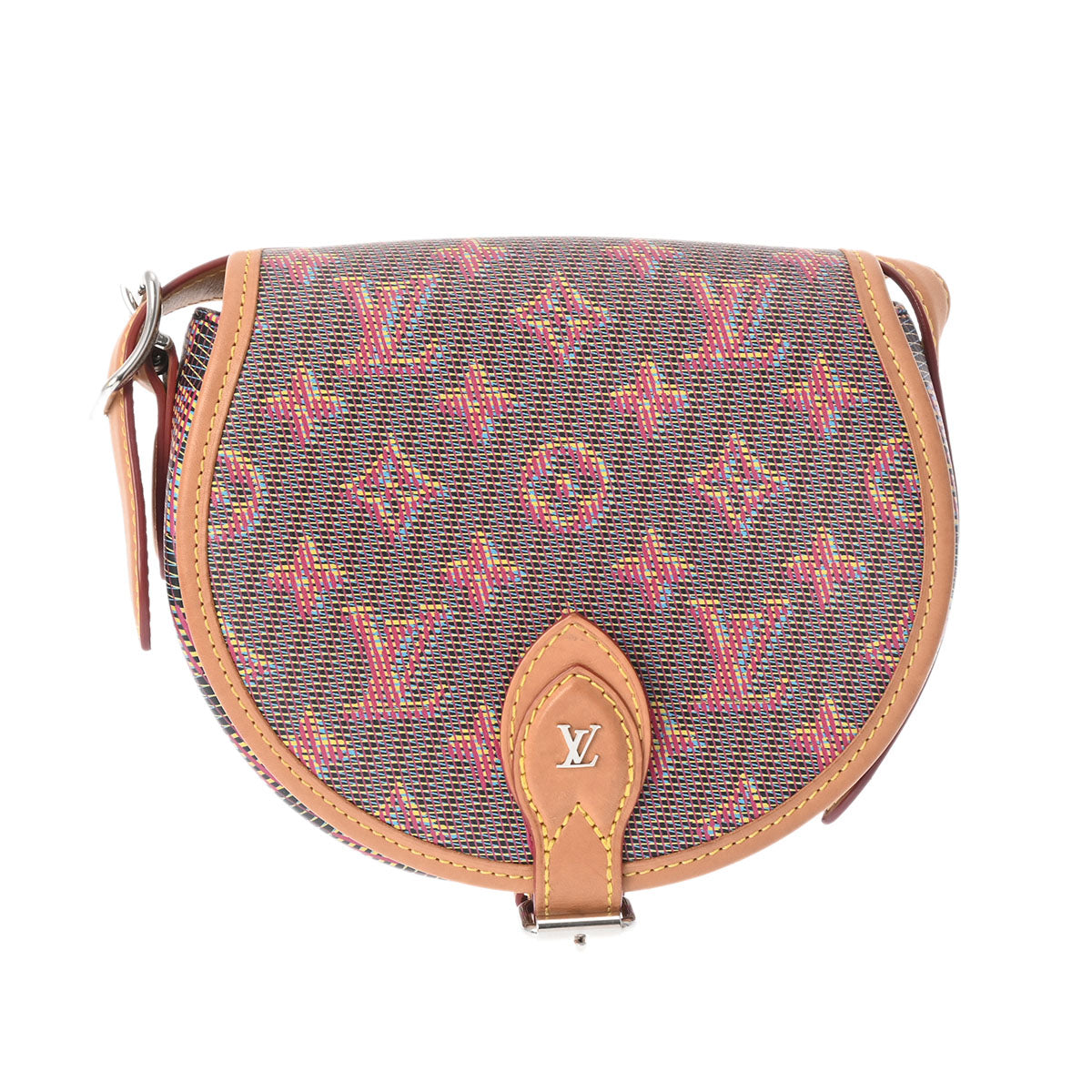 LOUIS VUITTON ルイヴィトン モノグラム LVポップ タンブラン ブラウン M55460 レディース レザー ショルダーバッグ ABランク 中古 