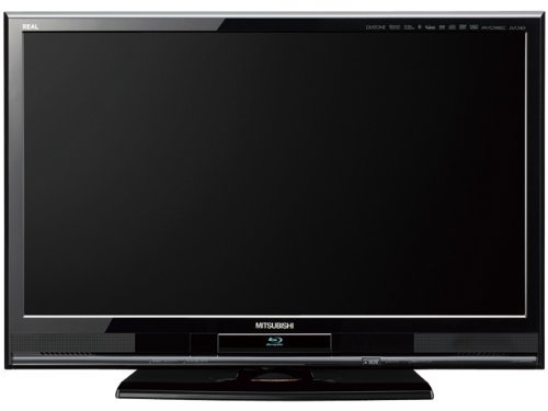 三菱電機 32v型 ハイビジョン 液晶テレビ  HDD 500GB ブルーレイレコーダー搭載 ブラック REAL LCD-B32BHR500【中古品】