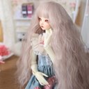 BJD 1/3 1/4  1/6人形 ドール用ウィッグ カツラ 耐熱 ハンドメイドzxww-325