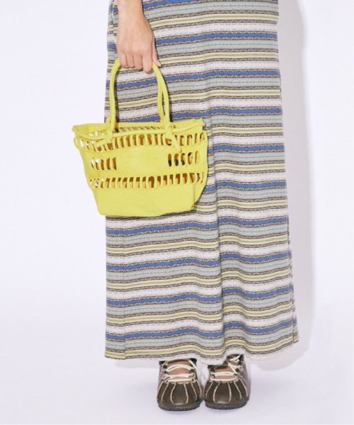 ≪一部店舗+WEB限定≫beautiful people konbu knit shopping busket bag S 1415611941