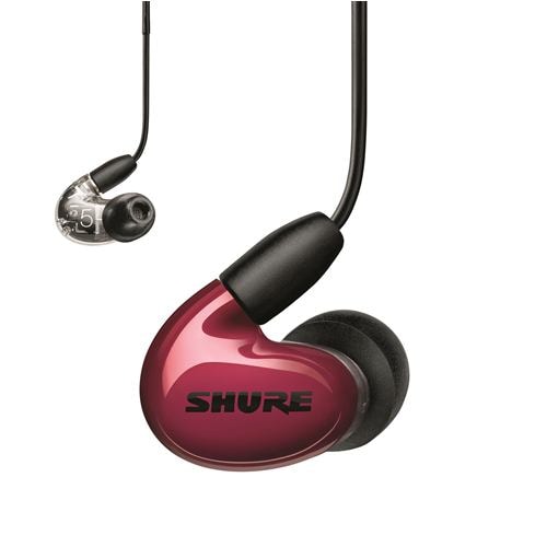 SHURE SE53BARD+UNI-A AONIC5 高遮音性イヤホン レッド