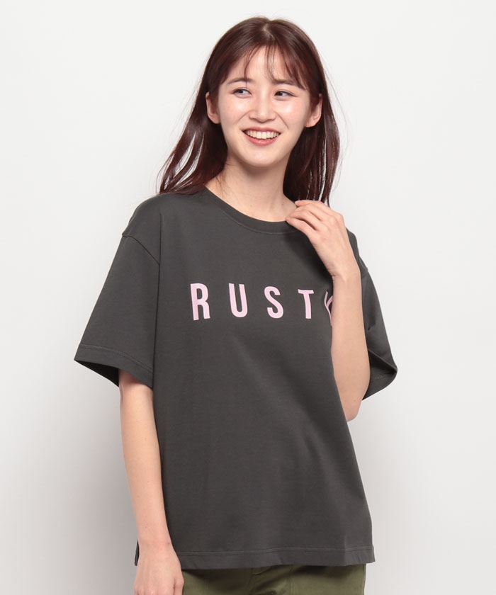 ラスティ（レディース）/【RUSTY】LADYSハンソデ Tシャツ