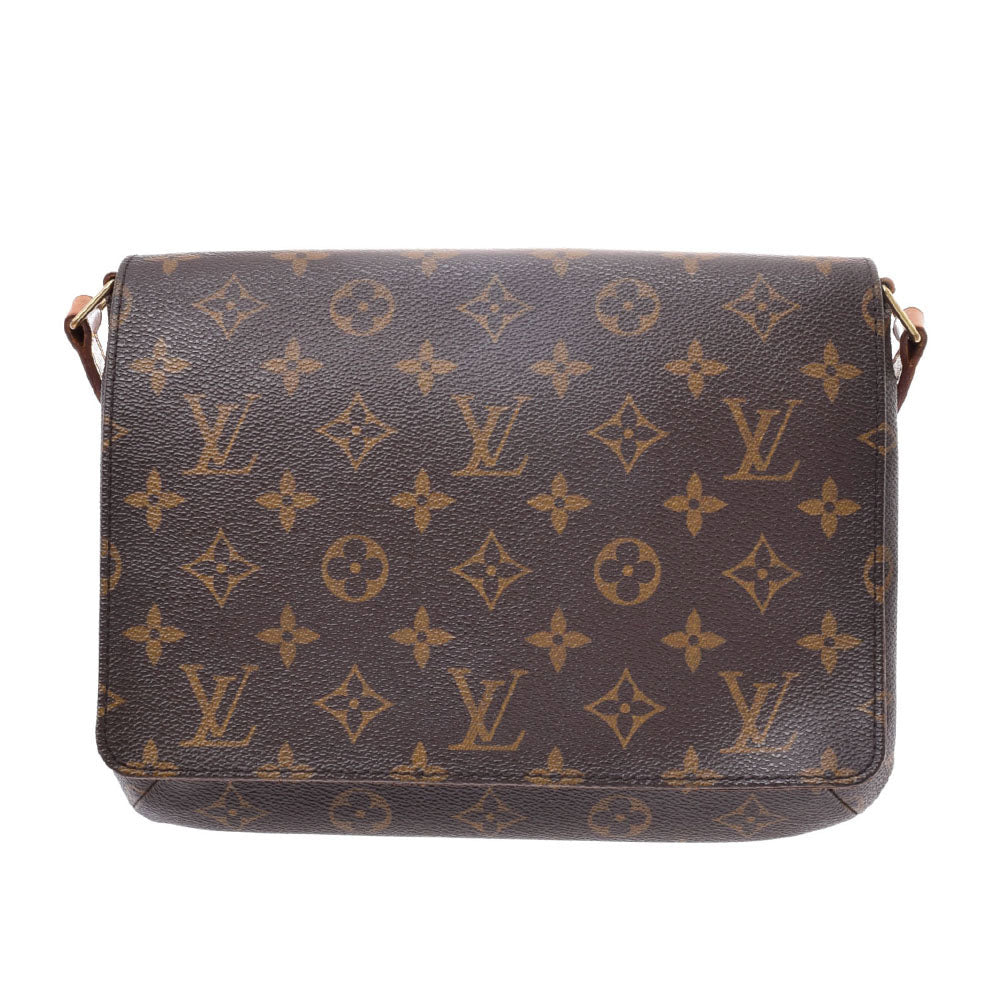 LOUIS VUITTON ルイヴィトン モノグラム ミュゼットタンゴ ショート ブラウン M51257 ユニセックス モノグラムキャンバス ショルダーバッグ Bランク 中古 