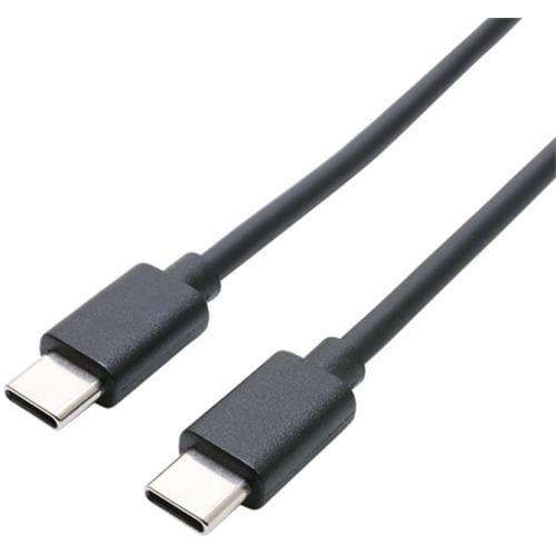 【推奨品】ミヨシ UYM-CC202BK USB2.0ケーブル USB PD 60W充電対応 充電／データ通信 Type-Cタイプ ブラック