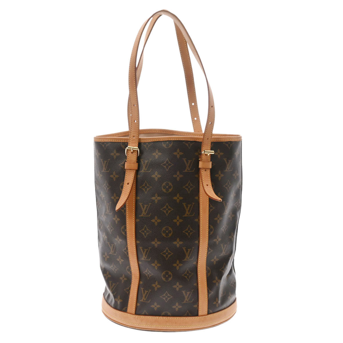 LOUIS VUITTON ルイヴィトン モノグラム バケット GM ブラウン M42236 レディース モノグラムキャンバス ショルダーバッグ ABランク 中古 