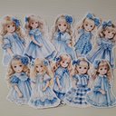 (再販×8)サマードレスガール♡ダイカット