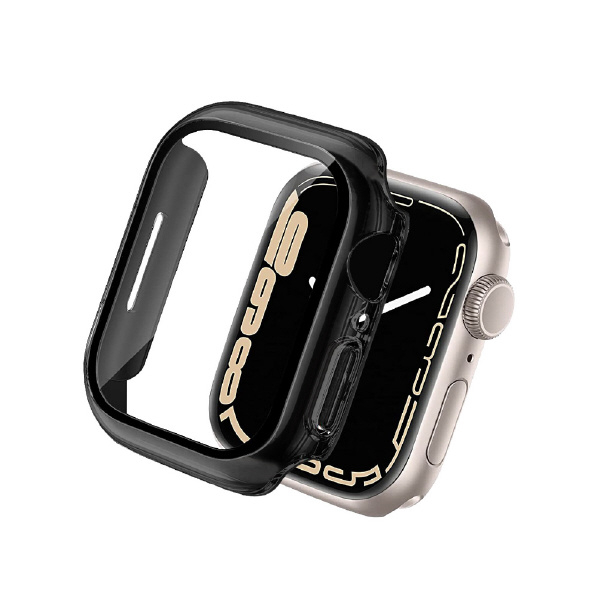 クールモバイルカンパニー Apple Watch Series 7(45mm)用フルカバーケース ブラック AWPC45-BK