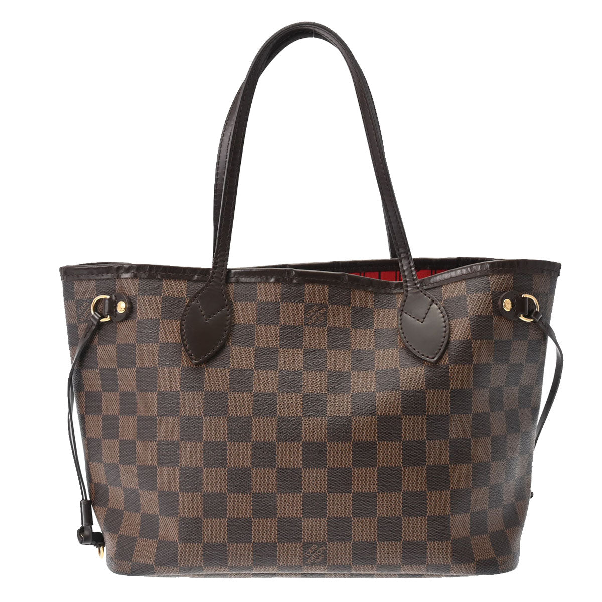 LOUIS VUITTON ルイヴィトン ダミエ ネヴァーフル PM 旧型 USA製 ブラウン N51109 レディース ダミエキャンバス ハンドバッグ Bランク 中古 