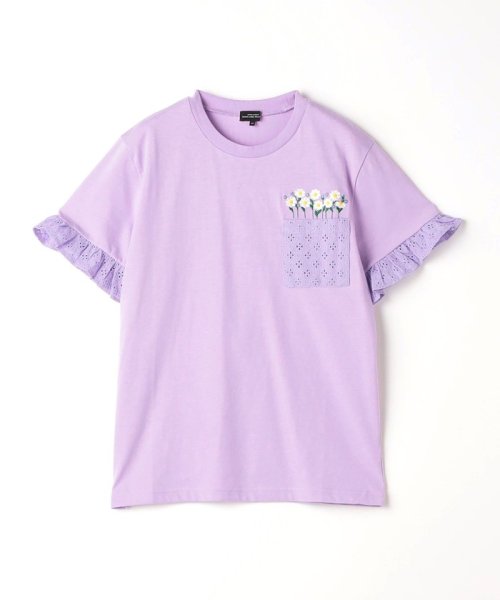 TJ フラワーポケット Tシャツ 140cm－150cm