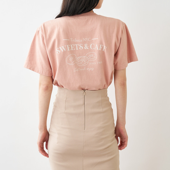 Sweet Doughnut Tシャツ  ダスティピンク