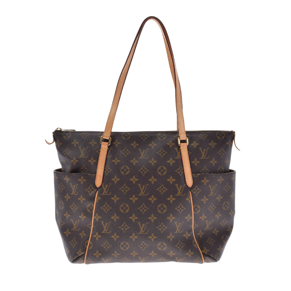 LOUIS VUITTON ルイヴィトン モノグラム トータリーMM  ブラウン M56689 レディース トートバッグ Bランク 中古 