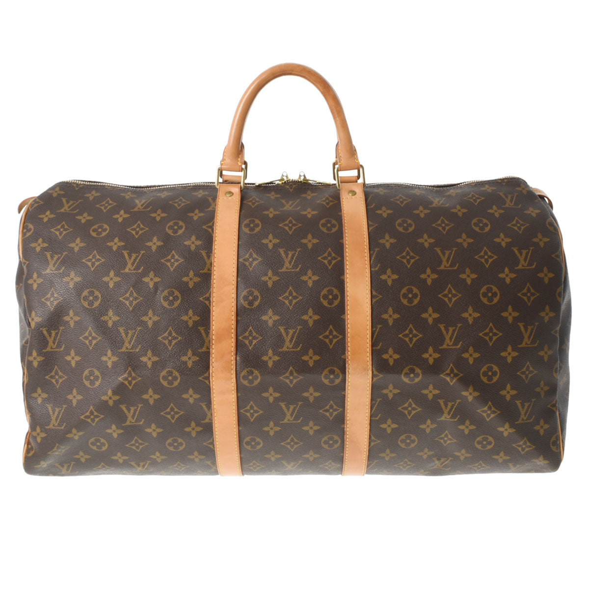 LOUIS VUITTON ルイヴィトン モノグラム キーポル55 ブラウン M41424 ユニセックス モノグラムキャンバス ボストンバッグ Bランク 中古 