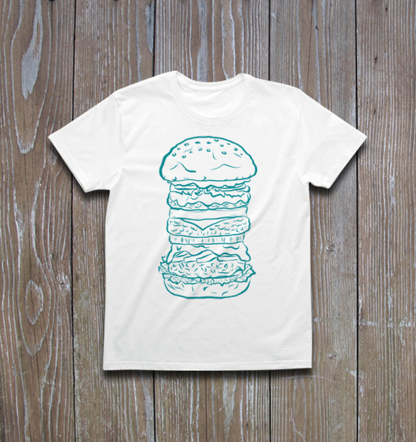 ハンバーガー　#2　Tシャツ