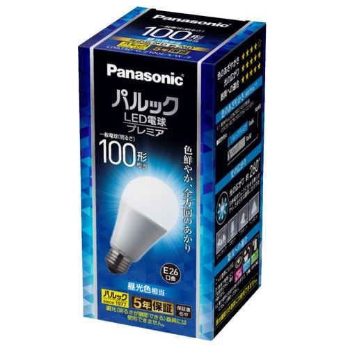 パナソニック LDA13DGZ100ESWF パルック LED電球 プレミア 12.5W 昼光色相当 一般電球タイプ E26口金 広配光タイプ