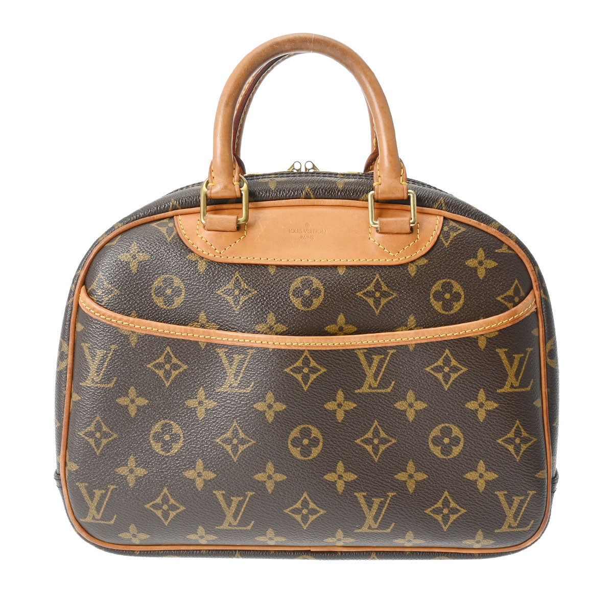 LOUIS VUITTON ルイヴィトン モノグラム トゥルーヴィル ブラウン M42228 ユニセックス モノグラムキャンバス ハンドバッグ Bランク 中古 