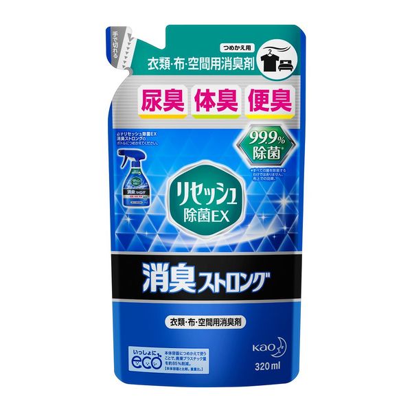 リセッシュ除菌EX消臭ストロング　詰替用320ml　293589　1箱（24個入）　花王