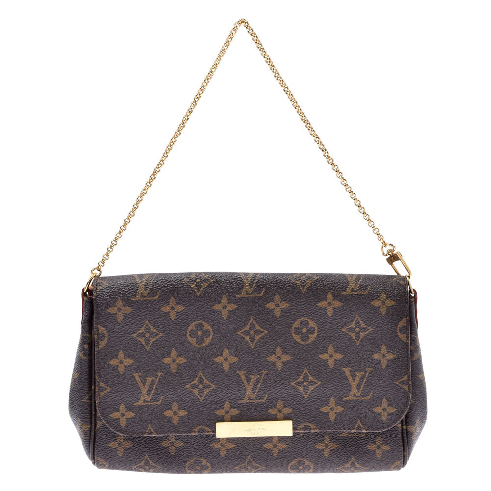 LOUIS VUITTON ルイヴィトン モノグラム フェイボリットMM 2WAYバッグ ブラウン M40718 レディース モノグラムキャンバス ショルダーバッグ Aランク 中古 