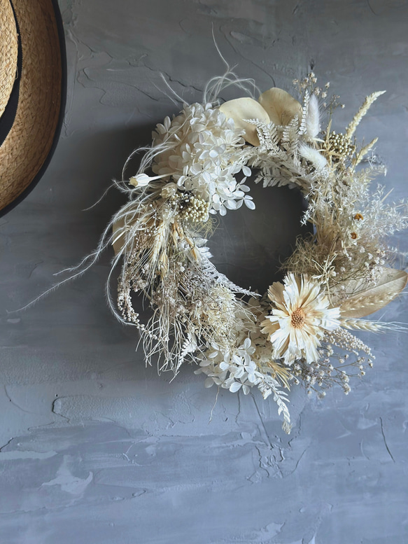 White wreath