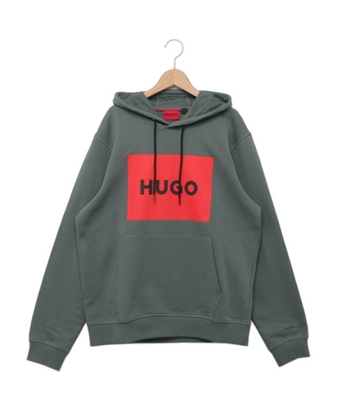 ヒューゴ ボス パーカー フーディー グリーン メンズ HUGO BOSS 50473168 DGN