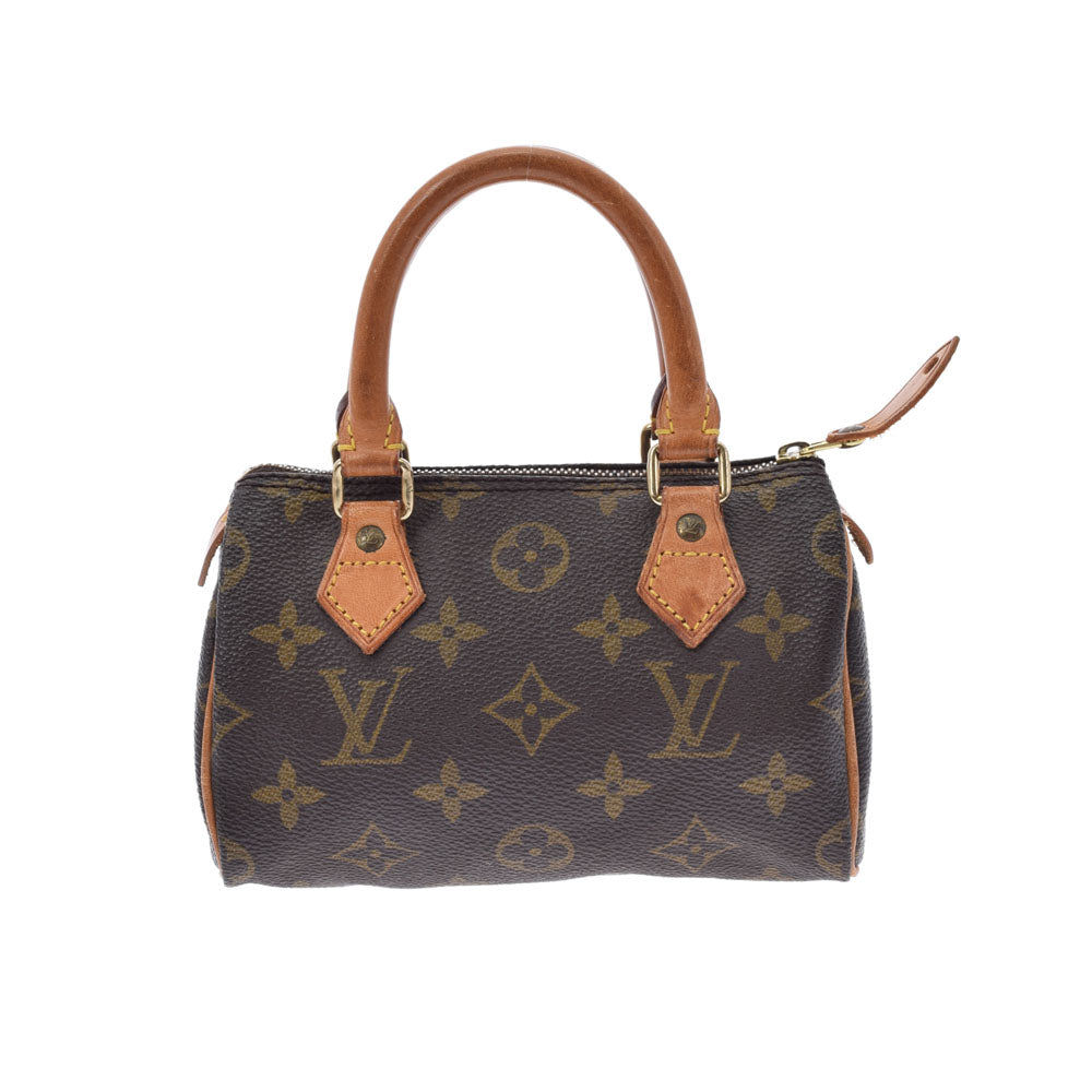 LOUIS VUITTON ルイヴィトン モノグラム ミニスピーディ ブラウン M41534 レディース モノグラムキャンバス ハンドバッグ Bランク 中古 