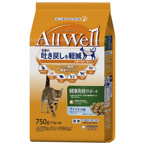 ユニ・チャーム ＡｌｌＷｅｌｌ健康免疫小魚ささみＦＤ７５０ｇ キャットフード